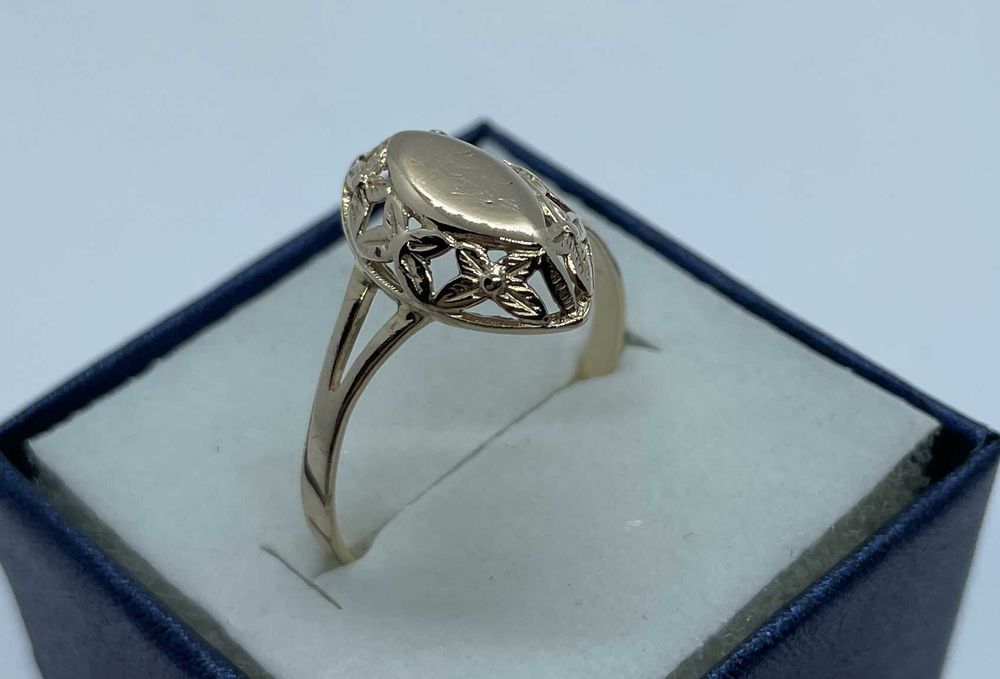 Śliczny złoty pierścionek 2,31g p585 roz. 22,5 /złoto /ST