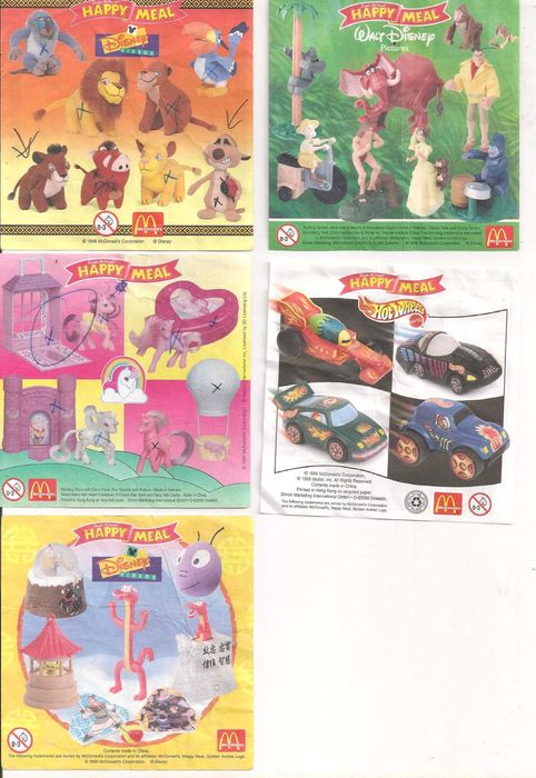 VENDO BRINQUEDOS MCDONALDS