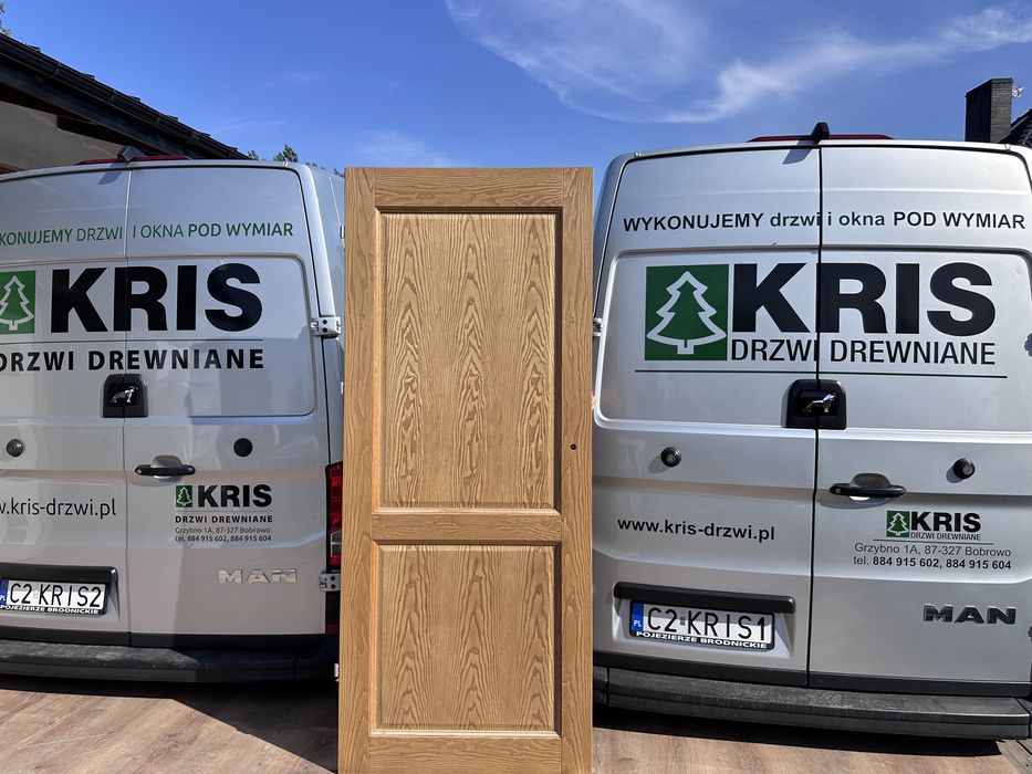 Drzwi wewnętrzne drewniane OD RĘKI  88 x 206 Lewe dostawa cała Polska