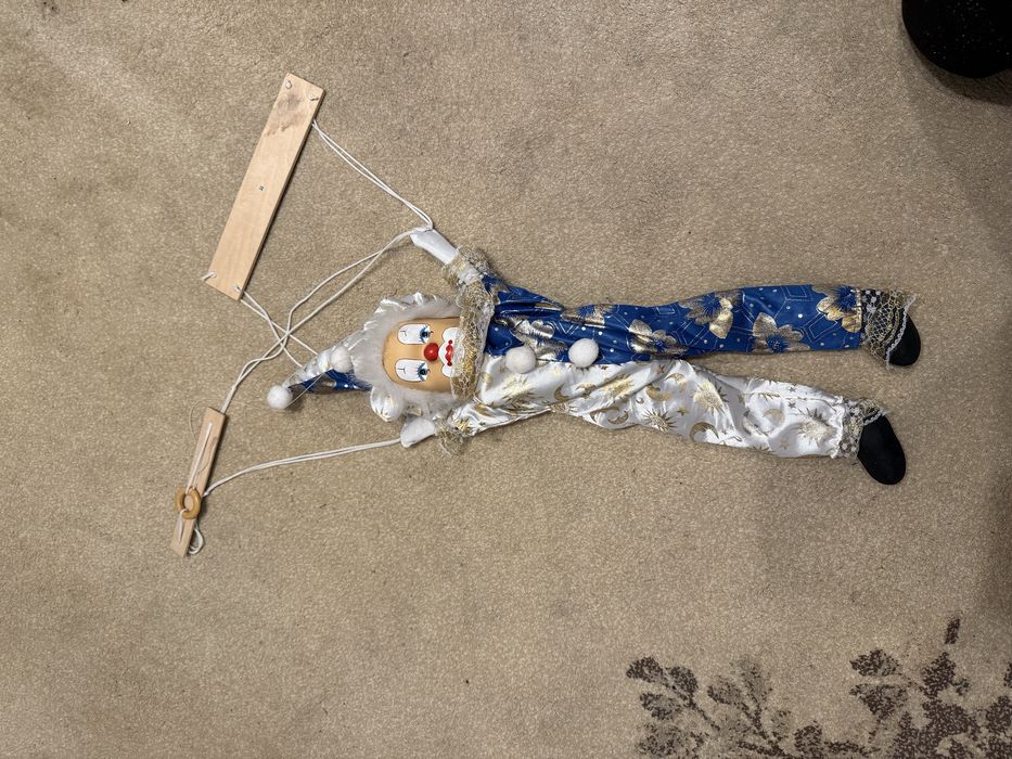 Klaun clown porcelana duzy