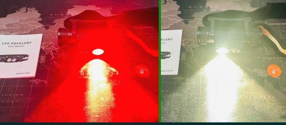 SOFIRN H25LR\LH351D\з червоним світлом 660нм\USB-C +АКБ Wurkkos 3000ma