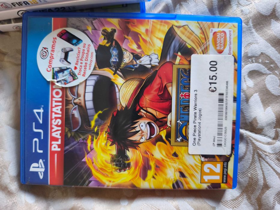 Jogo ps4 one piece pirate Warriors 3