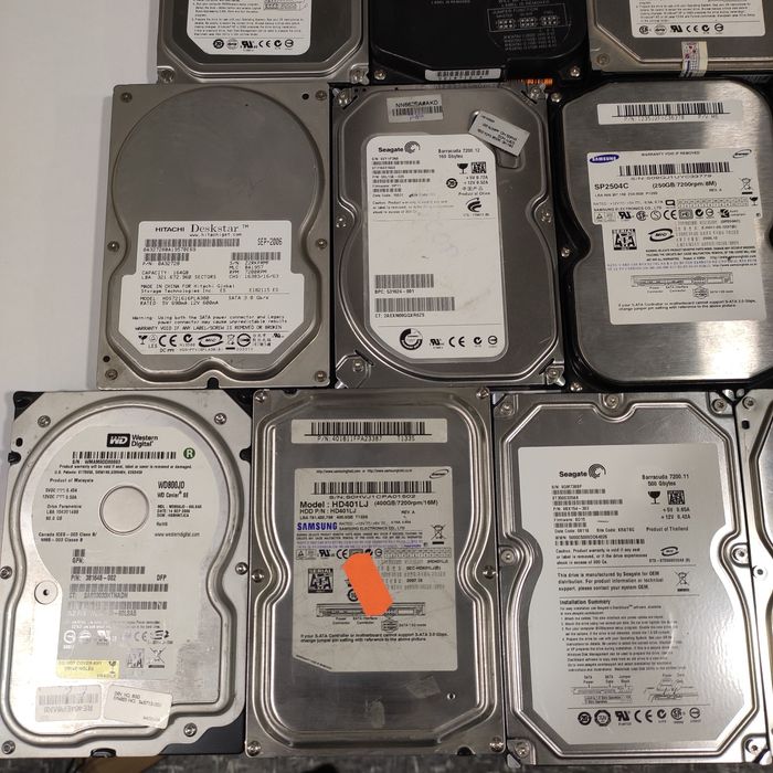 HDD 3.5 , 2.5 sata ,ide 80,160,250 gb зависают