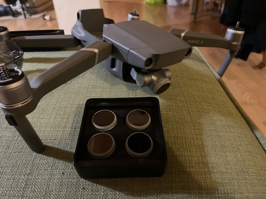 Dron dji mavic pro 2 zoom / 2 baterie / filtry NDPL / polar pro katana