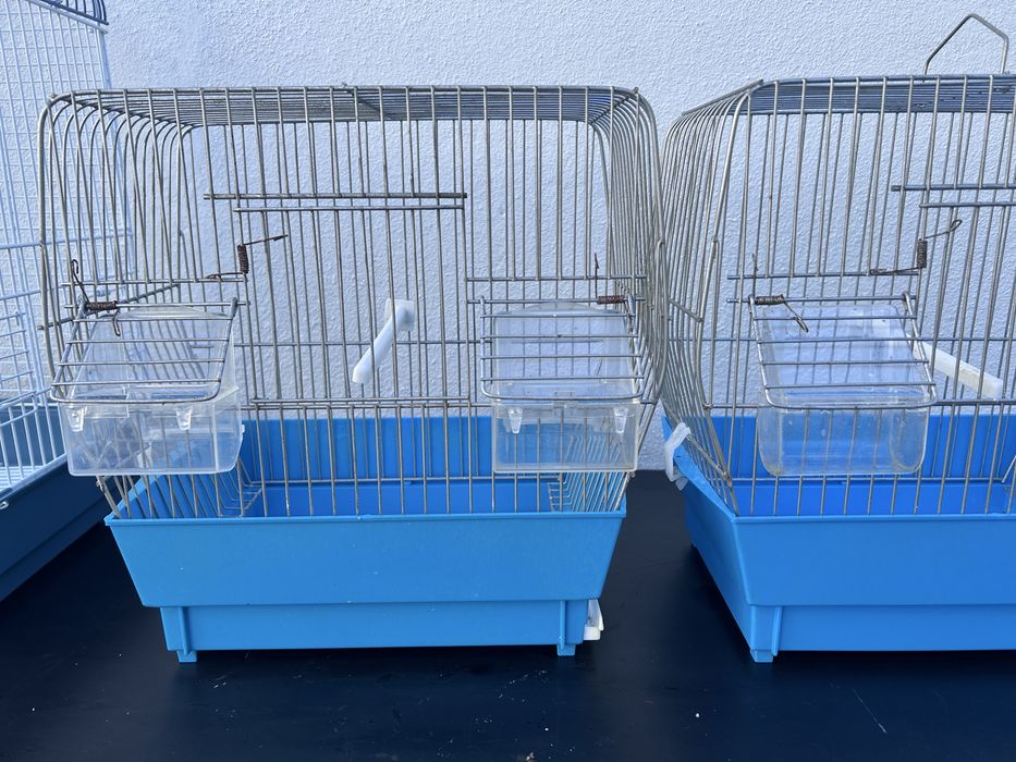 Gaiolas zincadas como novas
