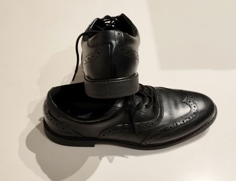 Buty skórzane męskie czarne Clarks rozm. 40