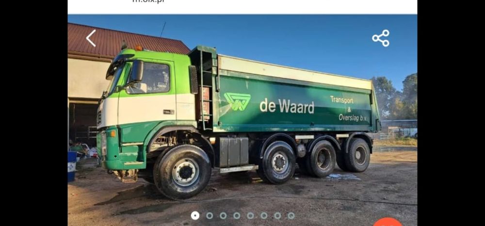 Usługi Transportowe wywrotka 8×8 . Sprzedaż ziemi,kruszyw, piasku.