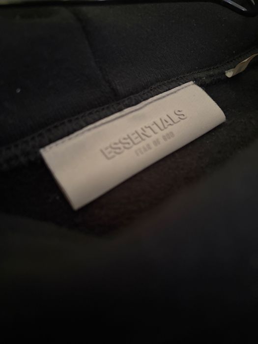 FOG Essentials black hoodie