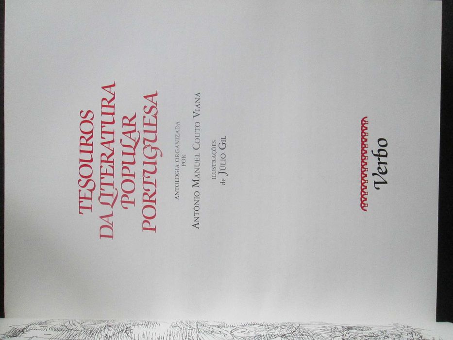 Tesouros da Literatura Popular Portuguesa, de Couto Viana e Júlio Gil