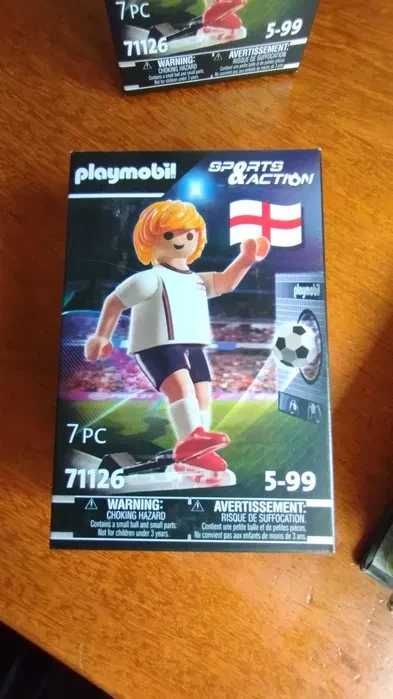 NOVO - Playmobil Jogador Futebol - INGLATERRA - SELADO
