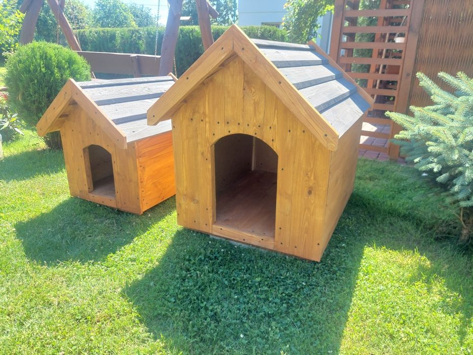 Buda budy dla psa z desek heblowanych solidne