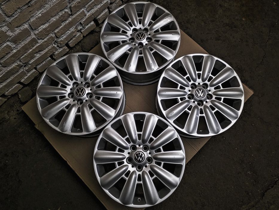 R18 5x112 Volkswagen | Original | Рідна фарба, ідеальний стан, без пошкоджень, без ремонтів | Комплект / 4шт | Преміум диски | Audi/Skoda/Seat/Cupra..