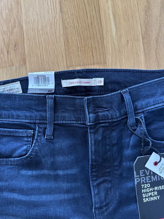 Nowe jeansy Levi’s 720 High rise 28  x 30
