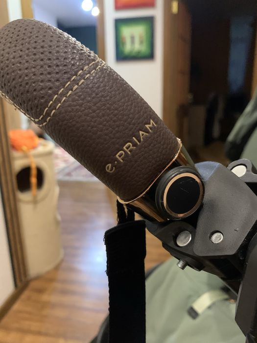 Коляска Cybex ePriam 4.0 rosegold з електроприводом