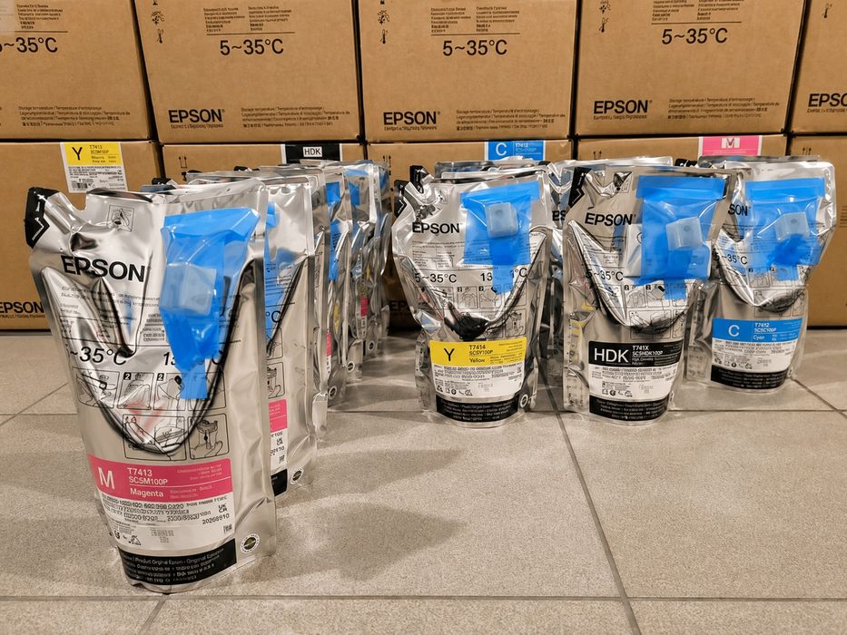 Epson UltraChrome DS 1L | T7412 T7413 T7414 T741X | Oryginał  SC-F6000 F6200 F7200 F9200