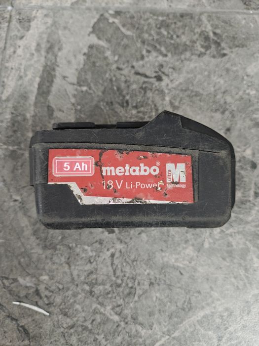 Bateria Metabo 18V 5Ah po regeneracji