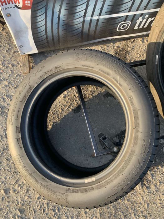 Шини 215/55 R16 Michelin  пара літо  2023 рік 7/6,5 мм