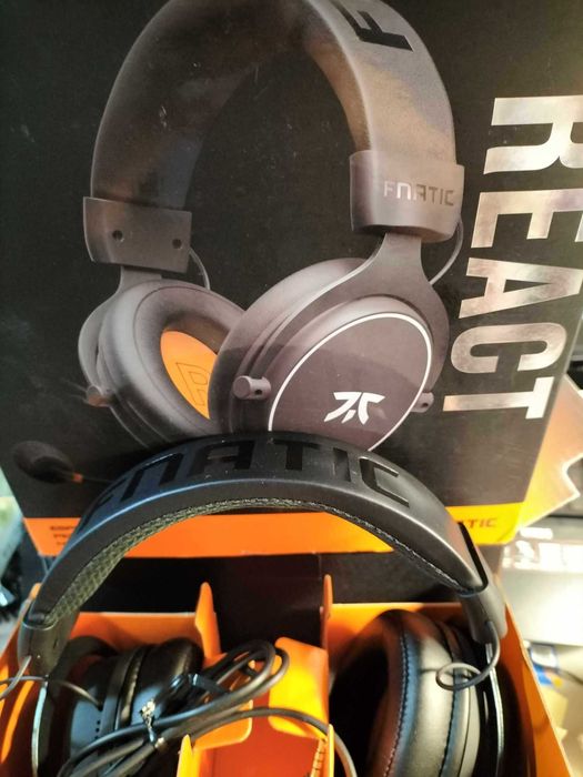 Słuchawki z mikrofonem dla graczy Fnatic