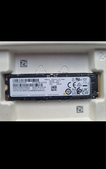 Ssd nvme m.2 Samsung 2Tb