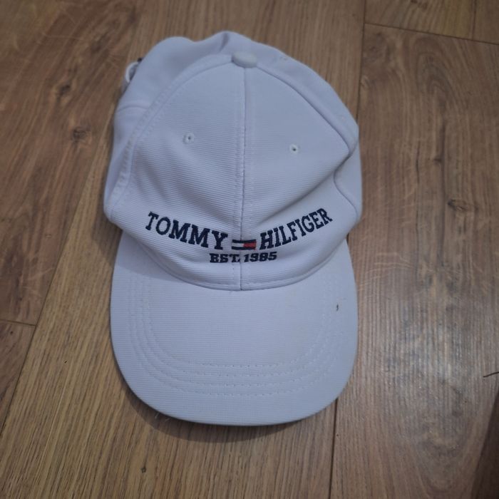 Czapka biała tommy hilfiger