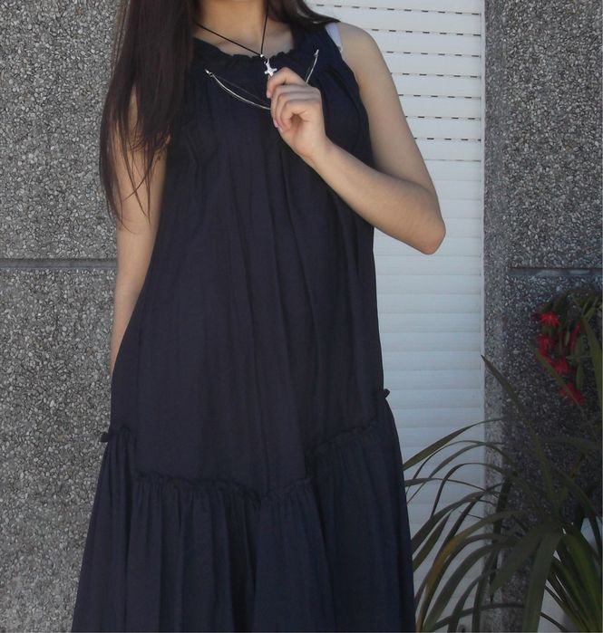 Vestido azul escuro criança da M. Chic italia
