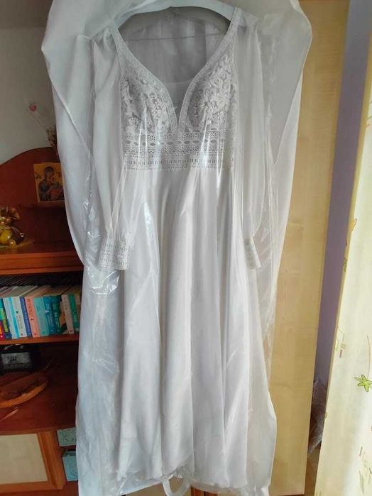Suknia ślubna (używana) w stylu rustykalnym / boho