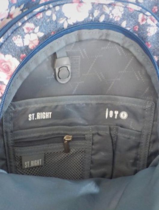 Plecak szkolny w kwiaty