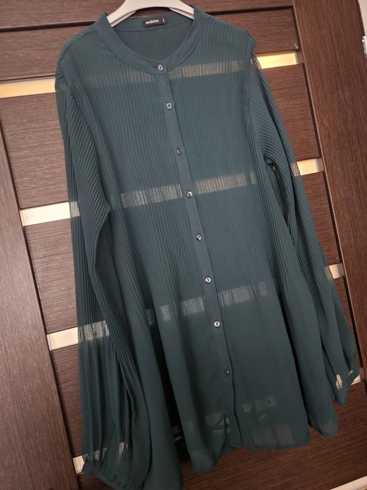 Koszula damska butelkowa zieleń