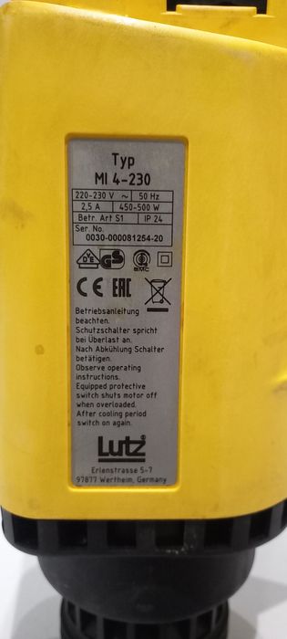 LUTZ MI 4 - 230 _ pompa beczkowa _ do oleju _ do mauzera _ 100% sprawna