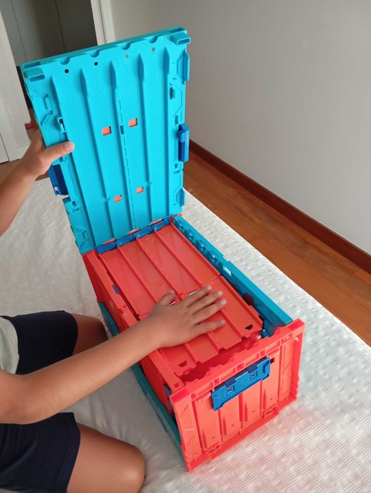 Pista Hotwheels Track Builder Crate original em excelente estado