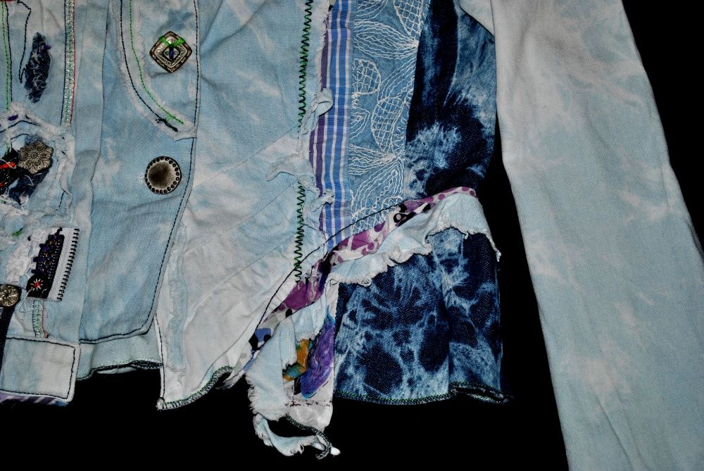 Juju Christine джинсовый жакет XS S эксклюзив оригинальный дизайн desi