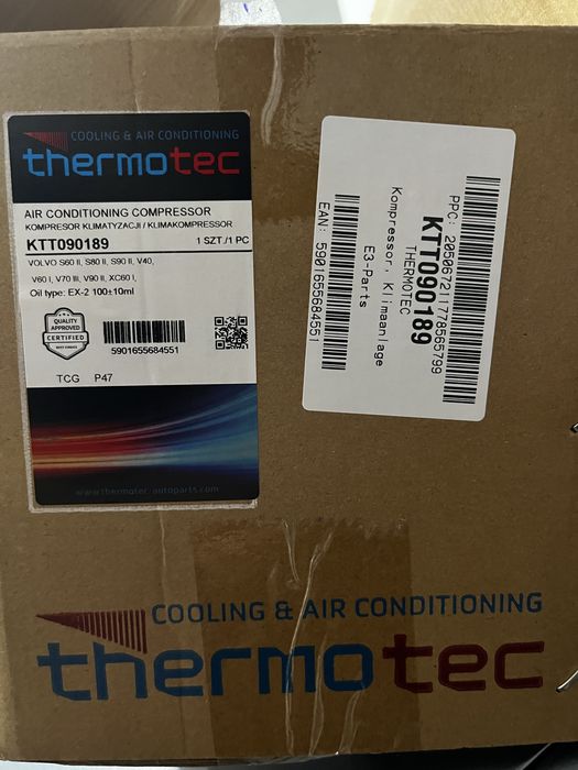 Compressor AC - *NOVO * Volvo S60 S80 S90 V40 V60 V70 V90 XC60