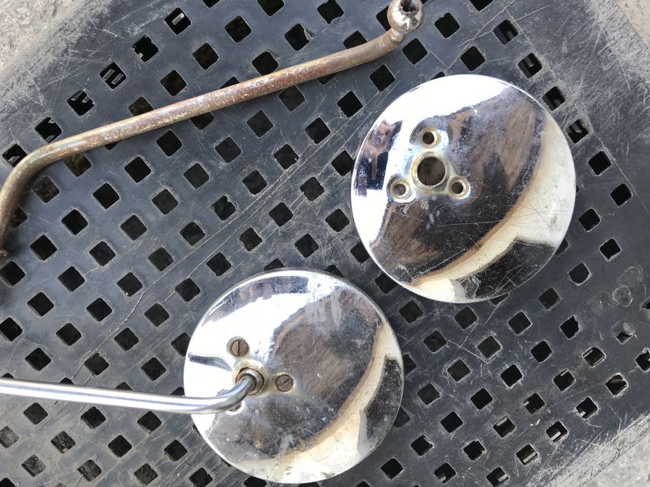 Ретро дзеркало бокові дзеркала хром мото скутер мопед