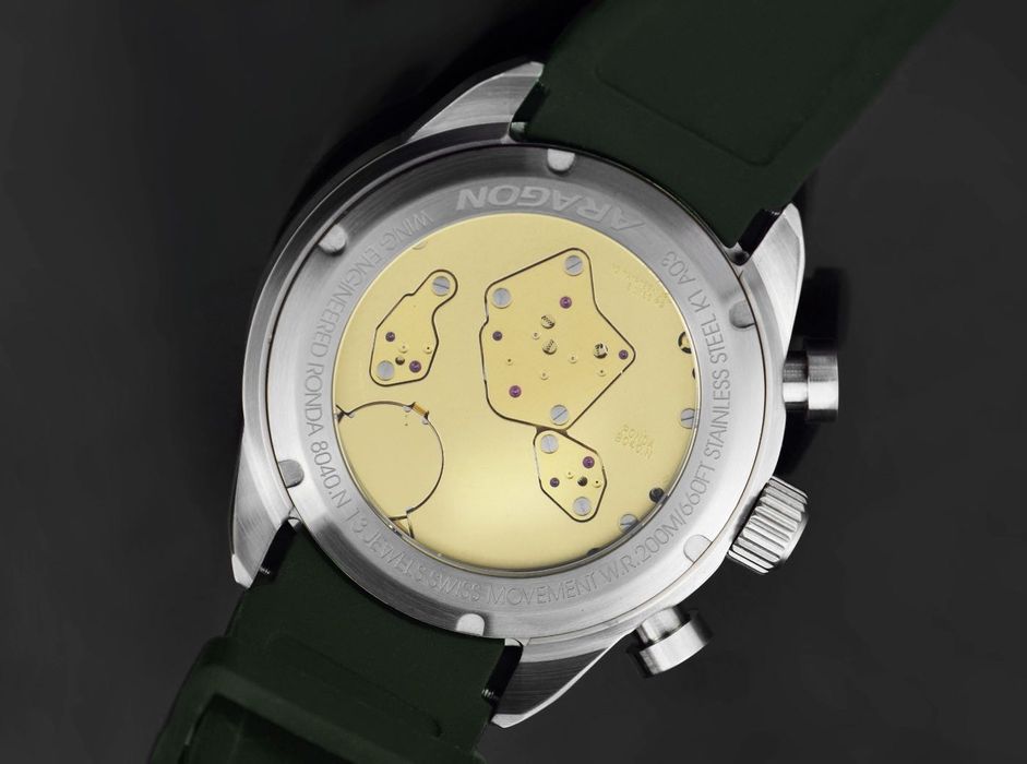 Годинник Aragon Caprice 48 mm. 200 MT. Ronda 8040.N Swiss