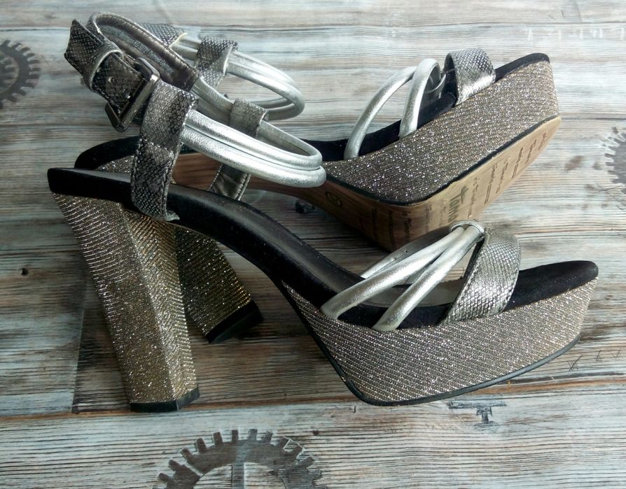 Buty Tamaris sandały rozm.38/39 impreza wesele NOWE