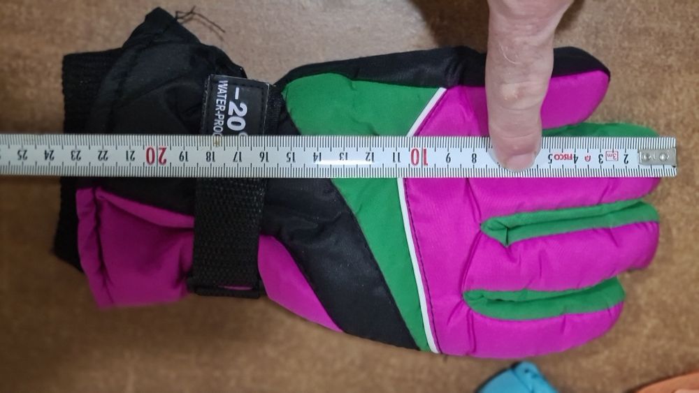 Luvas neve gloves snow 10 14  anos ver imagem