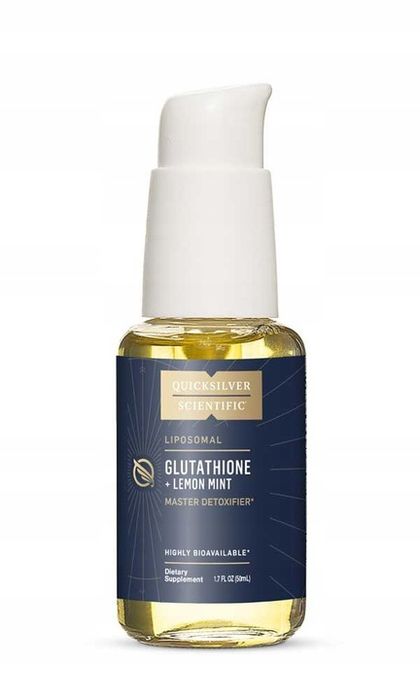 quicksilver liposomal glutathione + lemon mint eu (50 ml)