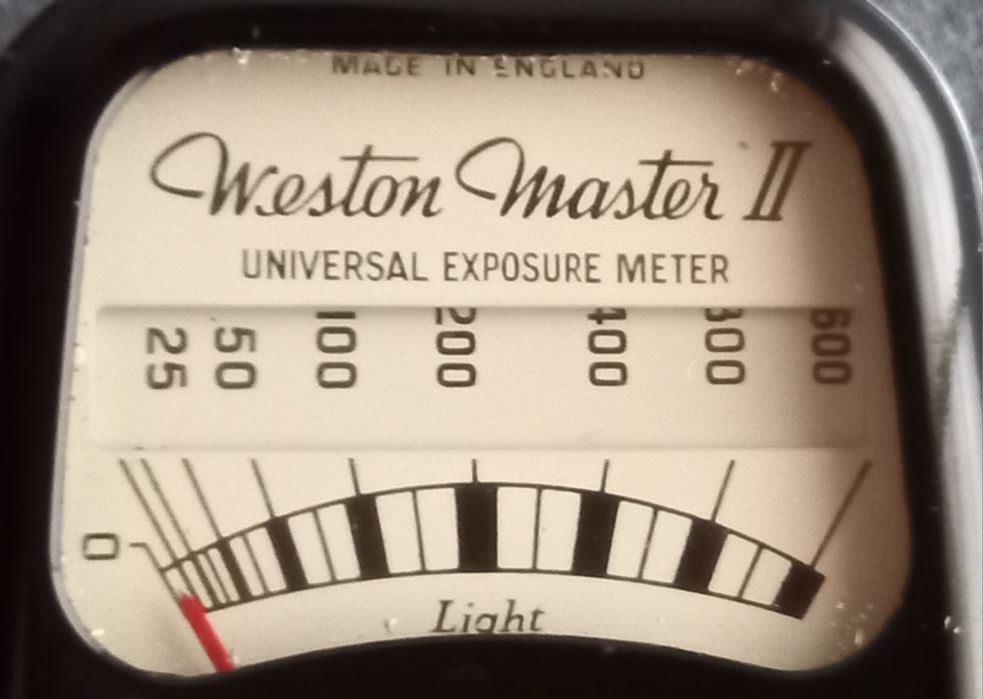 Medidor luz exposição Weston Master II