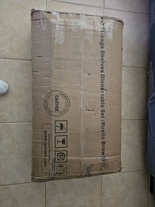 Conjunto de mesa de jantar de garvee para 2, mesa de cozinha e cadeira