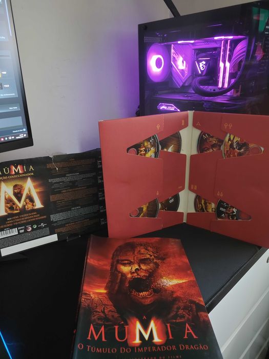 Coleção A Múmia – 8 DVDs + Livro Guia Ilustrado