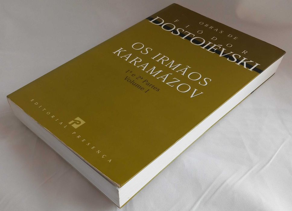 Livros Os Irmãos Karamázov, Vols. I e II (todas as 4 partes), de Fiódor Dostoiévski [Preço marcado pelo conjunto incluindo portes]
