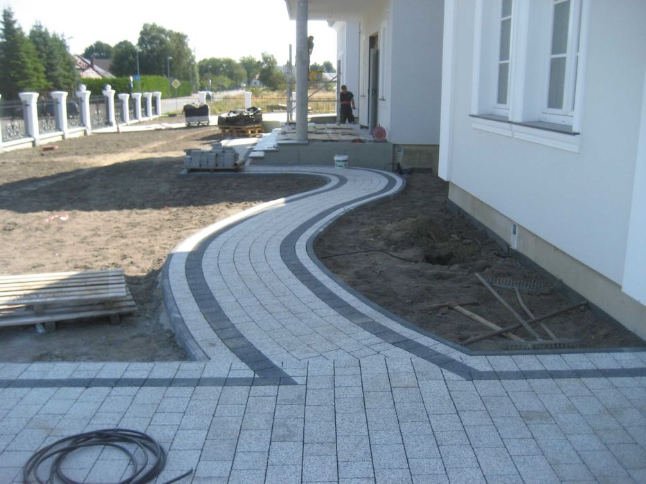 Polbruki Kostka kamienna tarasy,schody,podwórka,parkingi kompleksowo