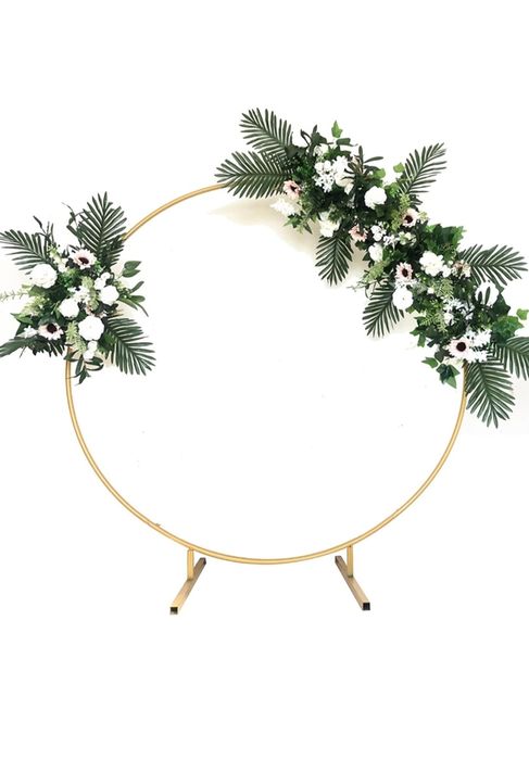 Okrągły łuk ślubny złoty 160cm