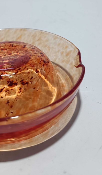 Peça decorativa em vidro – Cinzeiro & Taça reversível