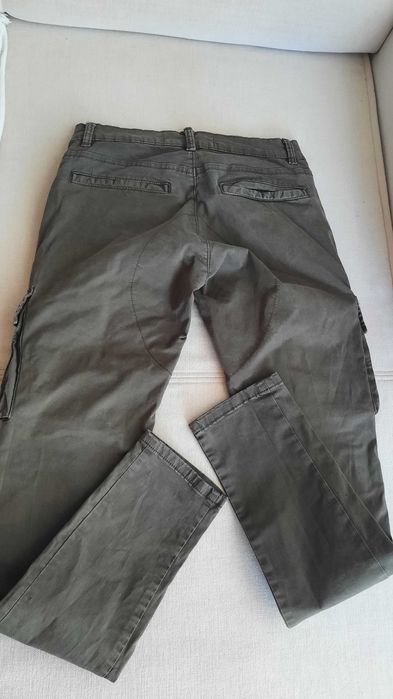 Spodnie cargo rurki Zara r. 36