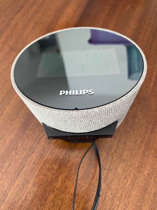 Rádio despertador Philips retro