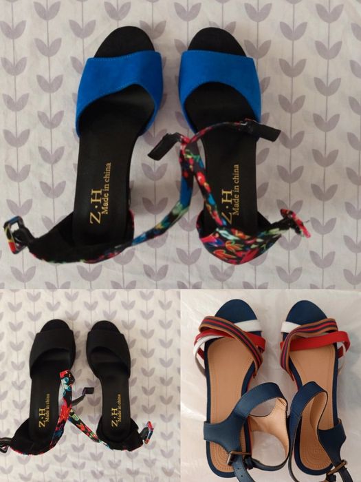 Lote 3 Artigos - Shein - Sapatos altos - 38