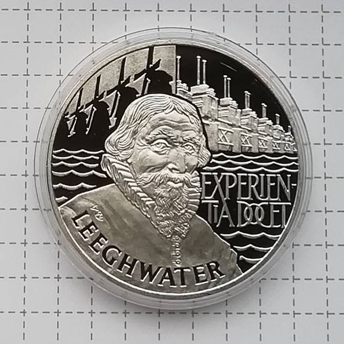 Нідерланди 25 екю 1993р. Ян Андріаансун Ліхуотер. СРІБЛО. ПРУФ.