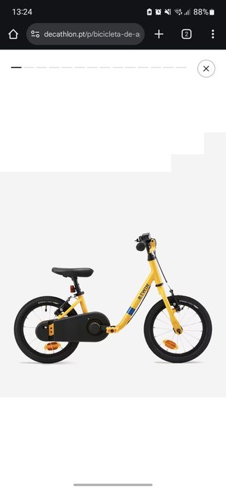 Bicicleta de aprendizagem