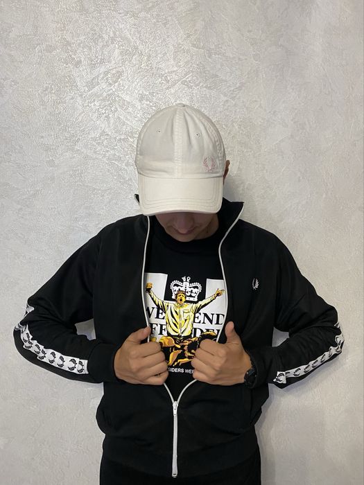 Zip hoodie Fred Perry на лампасах